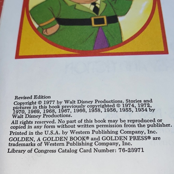 Vintage Walt Disney Adventures In Fact Red Hardcover Children’s Book 1977 - Picture 8 of 16